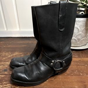 Valentino vintage men’s moto leather boots size 10